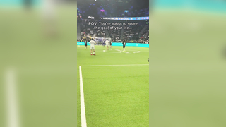 Sometimes just a little luck is all you need… ‍ @TheIconLeague #football #goal
