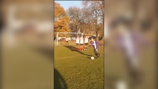 Hey bro, "bend it like Beckham" IG: londonravensfc #freekick #433 #skills #foryou #brother