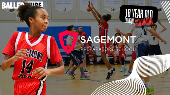 Lauryn Pumphrey Solomon Shines as the Lone Girl on the Court