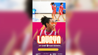 Lauryn Pumphrey Solomon Scores Two Tough Paint Buckets for Her Elementary Basketball Team