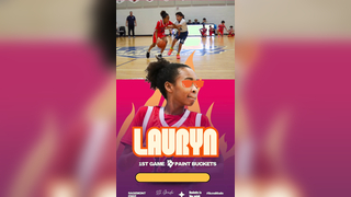 Lauryn Pumphrey Solomon Scores Two Tough Paint Buckets for Her Elementary Basketball Team