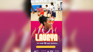 Lauryn Pumphrey Solomon Scores Two Tough Paint Buckets for Her Elementary Basketball Team