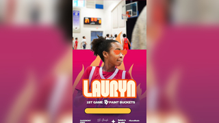 Lauryn Pumphrey Solomon Scores Two Tough Paint Buckets for Her Elementary Basketball Team