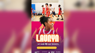 Lauryn Pumphrey Solomon Scores Two Tough Paint Buckets for Her Elementary Basketball Team