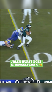 what a start #jalenhurts #philadelphia #eagles #nfl #nflplayoffs