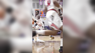 Kevin Thomas ROCKED the rim on #1 ranked @aj.dybantsa at the Montverde Academy Invitational Tournament