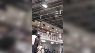 Kevin Thomas ROCKED the rim on #1 ranked @aj.dybantsa at the Montverde Academy Invitational Tournament