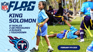 King Solomon's Epic Performance: 5-Year-Old Dominates Week 2 of NFL Flag Football