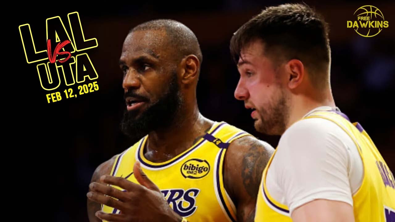 Los Angeles Lakers Full Team Highlights vs Jazz | Feb 12, 2025 | FreeDawkins