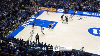 COOPER FLAGG SETS NEW ALL-TIME ACC FRESHMAN SCORING RECORD 42 PTS vs. Notre Dame ???? | ESPN CBB