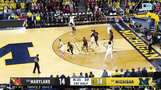 No. 13 Maryland Terrapins vs. No.17 Michigan Wolverines Highlights | FOX College Hoops
