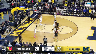 No. 13 Maryland Terrapins vs. No.17 Michigan Wolverines Highlights | FOX College Hoops