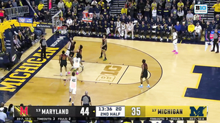 No. 13 Maryland Terrapins vs. No.17 Michigan Wolverines Highlights | FOX College Hoops