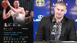 Nikola Jokic hilarious reaction to first ever 30-20-20 game in NBA history