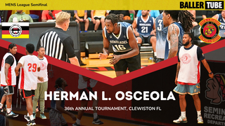 36th Annual Nerman L. Osceola Tournament | Male Division Semifinal (Condensed Full Game)