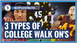 The 3 Types Of College Walk On's - How Can You Be a Wal On?