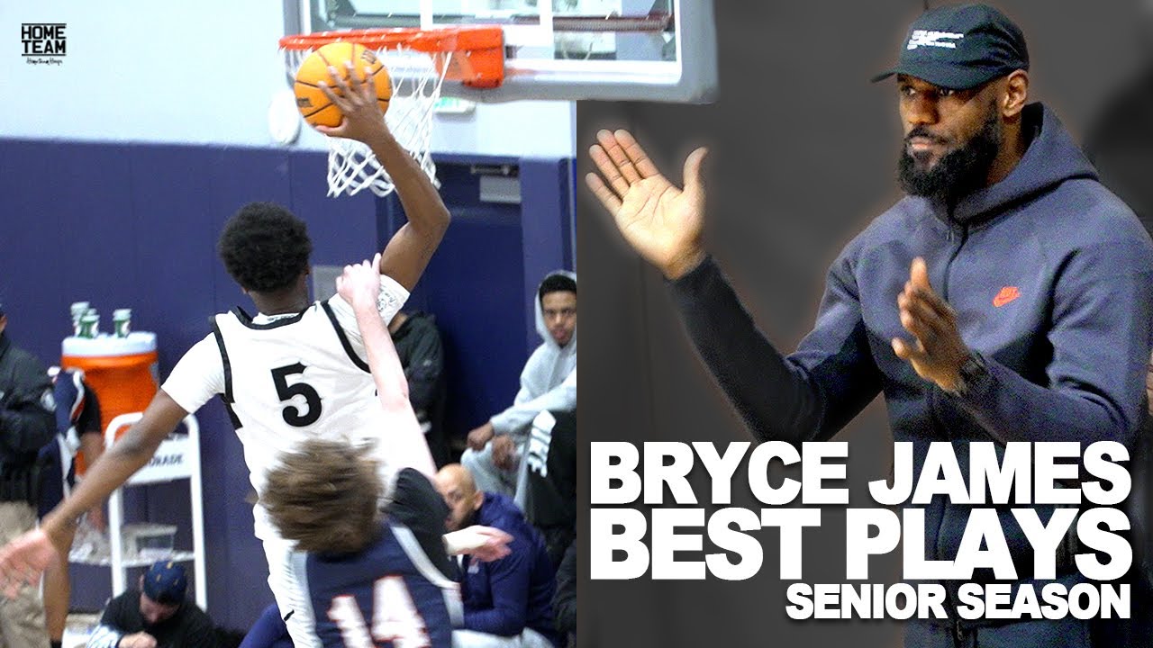 Bryce James TOP 10 PLAYS from Senior Season at Sierra Canyon