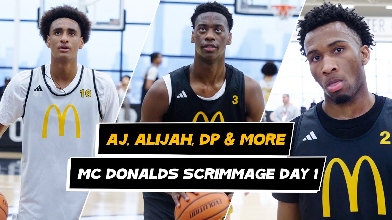 AJ Dybantsa , Alijah Arenas , & Darryn Peterson GO CRAZY at MC Donald's All-American Scrimmage DAY 1