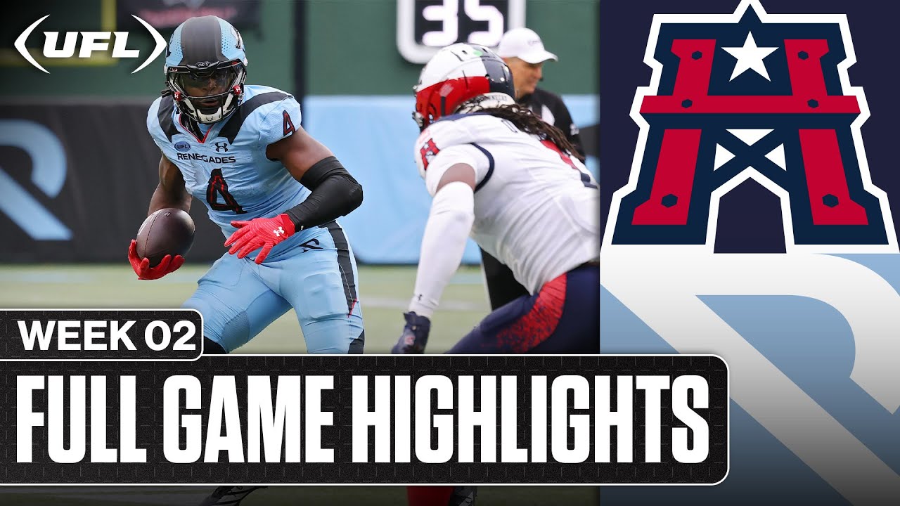 Houston Roughnecks vs. Arlington Renegades Highlights | United Football League