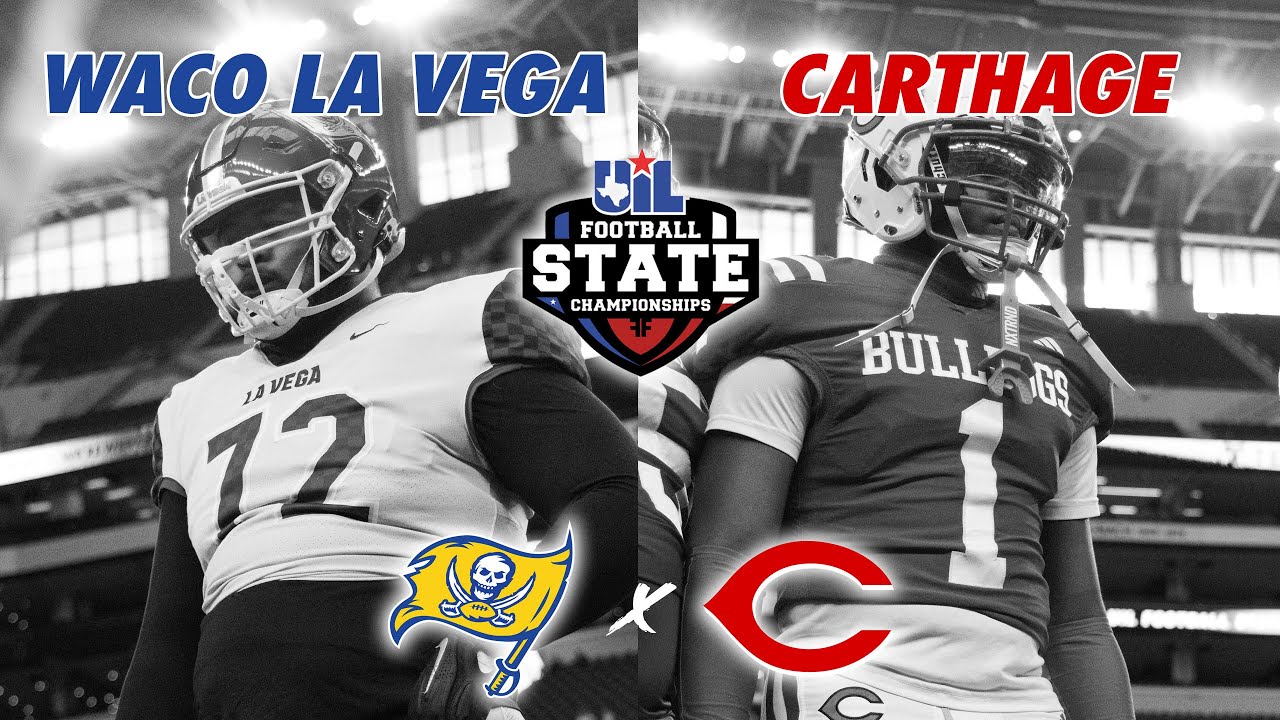 #TXHSFB #10 La Vega v #1 Carthage 4A DII STATE CHAMPIONSHIP 2024 Texas High School Football Playoffs