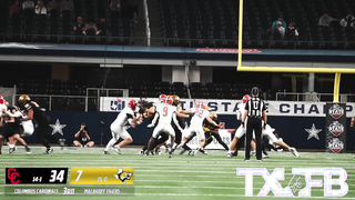 #TXHSFB #4 Columbus vs #1 Malakoff 3A DI STATE CHAMPIONSHIP 2024 Texas High School Football Playoffs