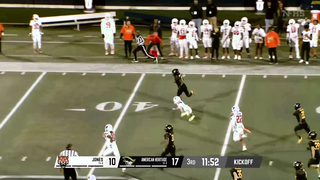 HIGHLIGHTS: 4-star Miami signee Malachi Toney leads No. 23 American Heritage to 40-31 win over Jones