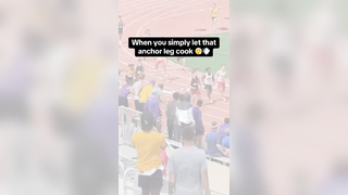 He BOOKED IT! (via @Ottawa University T&F) #track #trackandfield #anchor #fast #speed #race #meet #win #comeback #highschooltrack #highschoolsports #athlete #sports #highlight