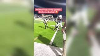 Bro is not having it @phantxsm0 #football #qb #quarterback #tired #basketball #giveup #funny #troll #highschoolfootball #highschoolsports #athlete #sports #tackle #defender #highlight