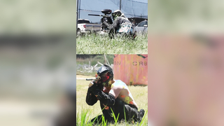 A good Ole Standoff #lonewolfpb #paintball #paintwars #paintballgun #sports #action #fyp