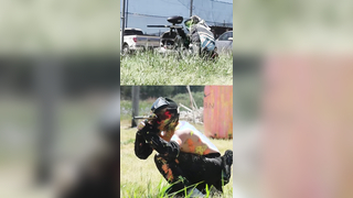 A good Ole Standoff #lonewolfpb #paintball #paintwars #paintballgun #sports #action #fyp