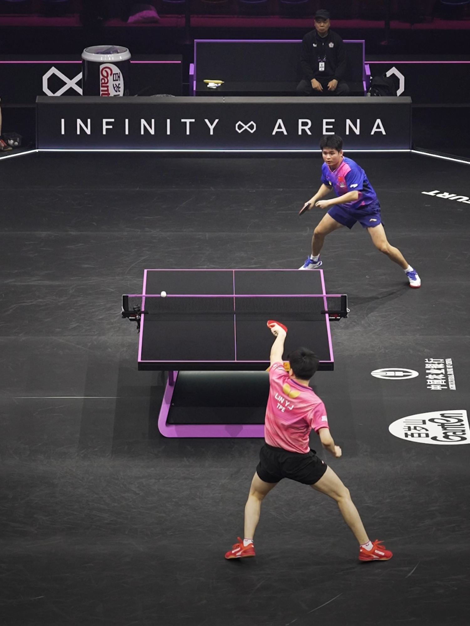 The Dance of the Lins Breakdown every move in this electrifying rally between Lin Shidong and Lin Yun-Ju #WTTFrankfurt #WTTChampions #TableTennis
