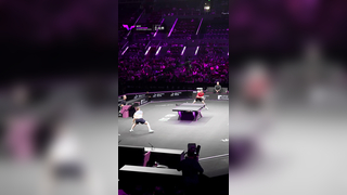 CRAZY TABLE TENNIS POINT! Point of the tournament so far here at @World Table Tennis Champions Chongqing #wtt #tabletennis #pingpong