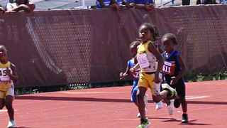 5-Year-Old King Solomon Dominates 300m Heat | Hallandale Track Club Meet March 2025