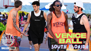 Venice Ball Game 2 Gets Chippy | Mic’d Up Trash Talk Turns International | Black Team Wins on Fort Lauderdale Beach