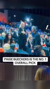 THE MOMENT PAIGE OFFICIALLY WENT NO. 1 IN THE WNBA DRAFT #WNBA #WNBADraft #Basketball #WBB #uconnwbb #PaigeBueckers