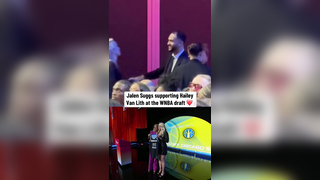 HVL was selected No. 11 overall by the Chicago Sky (via @Yahoo Sports) #wnba #nba #basketball #haileyvanlith #jalensuggs