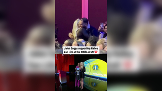 HVL was selected No. 11 overall by the Chicago Sky (via @Yahoo Sports) #wnba #nba #basketball #haileyvanlith #jalensuggs