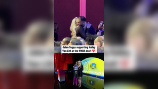 HVL was selected No. 11 overall by the Chicago Sky (via @Yahoo Sports) #wnba #nba #basketball #haileyvanlith #jalensuggs