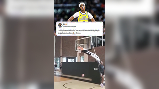Rickea Jackson's response to a video of recently drafted Dominique Malonga #dunking on social media @espnW (via rickea/IG agence_comsport/IG) #WNBA #draft