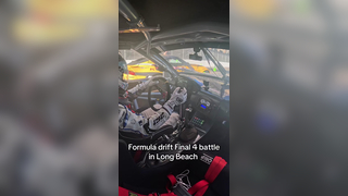 Final 4 battle chasing Fredric aasbo in Long Beach ca during formula drift #longbeachgrandprix #fdlb #longbeach #grabdprix #formulad #formuladrift