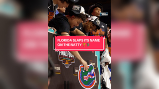 GATORS SLAP THEIR NAME ON THE NATTY #MarchMadness #NCAAtournament #collegebasketball #MFinalFour #NationalChampionship #cbb #mbb #floridagators #gators