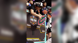 GATORS SLAP THEIR NAME ON THE NATTY #MarchMadness #NCAAtournament #collegebasketball #MFinalFour #NationalChampionship #cbb #mbb #floridagators #gators