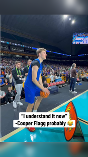 Cooper Flagg and Duke practicing ahead of Final Four #marchmadness #duke #cooperflagg #collegebasketball