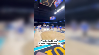 Cooper Flagg and Duke practicing ahead of Final Four #marchmadness #duke #cooperflagg #collegebasketball