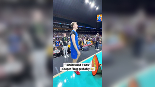 Cooper Flagg and Duke practicing ahead of Final Four #marchmadness #duke #cooperflagg #collegebasketball