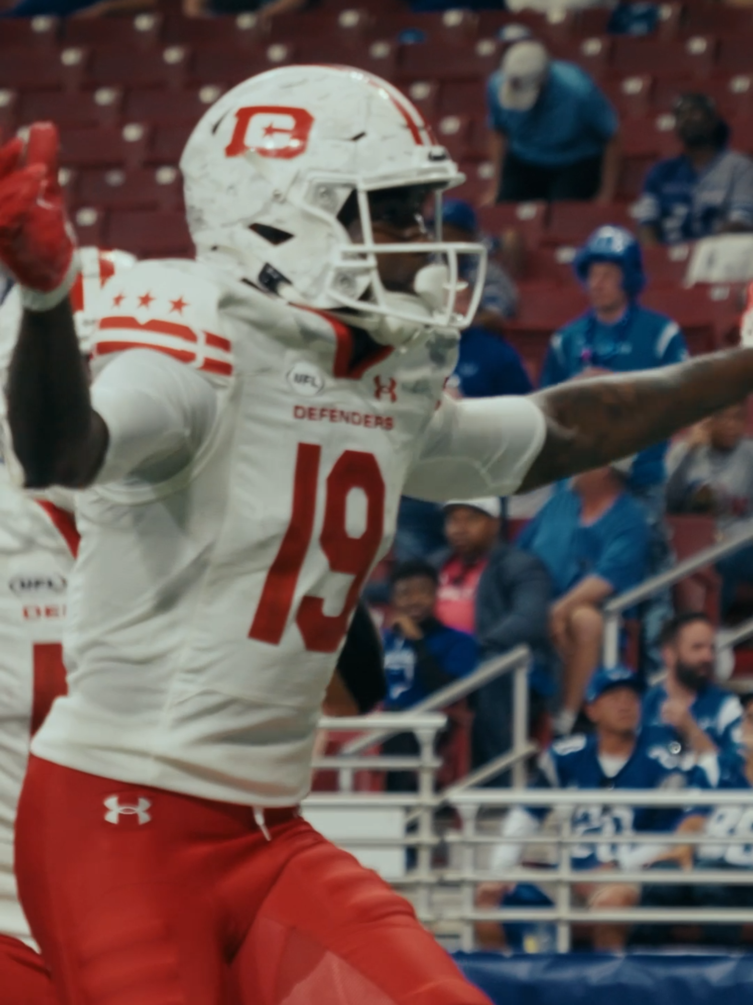 Ty Scott from over the top #DC #ufl #football #ShieldsUp