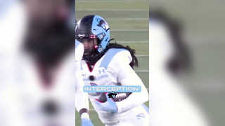 We get things starting BHAM, with a Joe Powell INT #ufl #texas #alabama #interception #football
