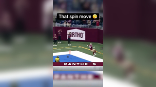 Circle button to the crib for 6 #spin #football #UFL #Michigan #Panthers