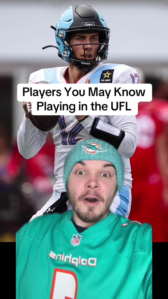 Players You May Know Playing in the UFL #nfl #nfltrending #nflviral #nflfootball #ufl #uflfootball
