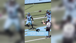 Kalen Ballage is already making history! ???? #ufl #uflfootball #arlingtonrenegades